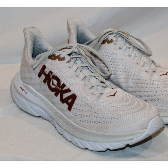 NIB Hoka One One Men\'s Bondi 8 Running Shoes WBLC‎ WHITE GOLD main image 7
